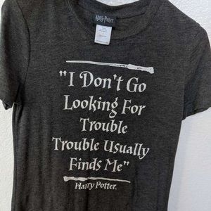 Grey Harry Potter quote shirt